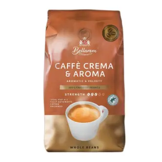 Кава в зернах Bellarom caffe Crema&Aroma Aromatic&Velvety ароматна та оксамитова 100 арабіка 1кг