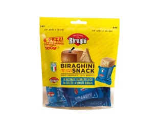 Товар Сир Пармезан 100% Biraghi Gran Biraghi Snack Latte Italiano Снек твердий 12 місяців витримка 6шт 100г