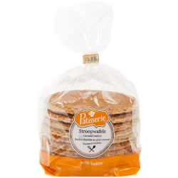 Товар Голландські вафлі солодкі Patisserie Stroopwafels Caramel with Butter карамель з маслом 10шт 400г