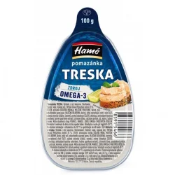 Товар Паштет Тріска Hame Treska Pomazanka Omega-3 помазанка 100г