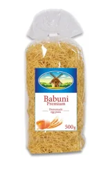Товар Макарони для бульону Babuni Premium Homemade Egg Pasta M1 Лапша яєчна Преміум по домашньому 500г