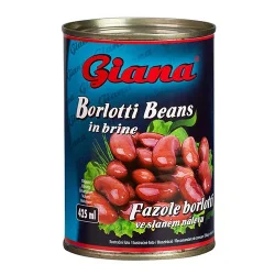 Товар Квасоля червона Борлотті Giana Borlotti Beans в солодкому розсолі 400мл