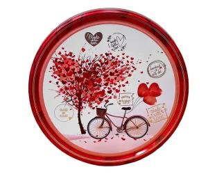 Товар Печиво Cвяткове Jacobsens Bakery Hearts Tree Bike Love Сердечка Дерево кохання вершкове Бокс 150г