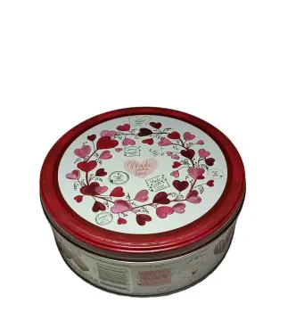 Печиво Cвяткове Jacobsens Bakery Hearts Tree Love Сердечка Кущик кохання вершкове Бокс 150г