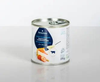 Згущене молоко Benestare Leche Condensada Sweetened Condenced Milk незбиране 8 відсоткове 370г
