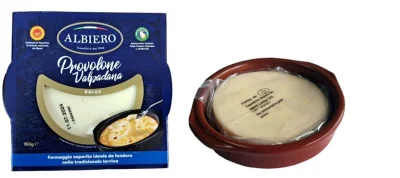 Товар Сир у Керамічній тарілці Провалоне Albiero Provolone Valpadana Dolce коровячий напівтвердий 150г