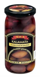 Товар Оливки Великі Грецькі M&K Kalamata Oliwki Cale v zalewie Каламата в соку консервовані 350г