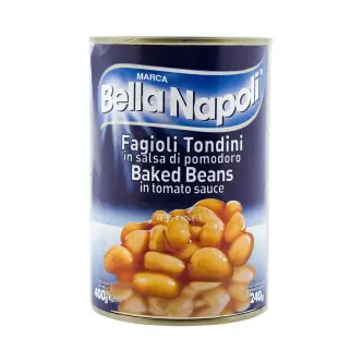 Квасоля Біла запечена Bella Napoli Fagioli Tondini Baked Beans в томатному соусі 400мл