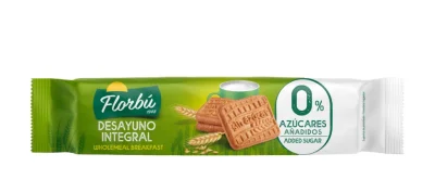 Товар Печиво без Цукру Florbu Desayuno Integral Wholemeal Breakfast Sugar Free Флорбу цільнозерновий Сніданок 8шт 150г