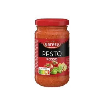 Соус паста Baresa Pesto Rosso Pecorino Бареса Россо з сиром Пекоріно Червона 190мл