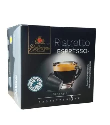 Товар Кава для Кавомашин Bellarom Ristretto Espresso Capsules 100% Arabica Беларом Рістретто Еспрессо Арабіка Міцна в Капсулах 10шт 200г