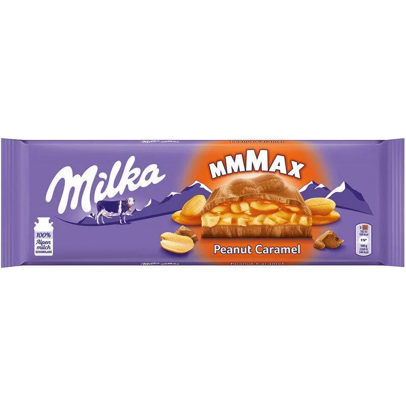 Шоколад Milka Peanut Caramel 300 г. Швейцария