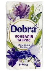 Товар Туалетне крем-мило Dobra Конвалія та ірис 5шт 350г