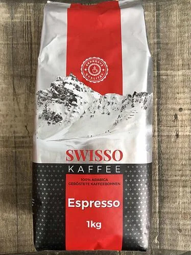 Кава в зернах Swisso Kaffee Espresso 1 kg (Німеччина)