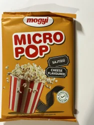 Товар Попкорн для мікрохвильової пічки з маслом Mogyi 100г