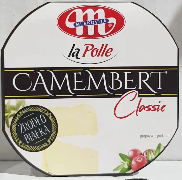 Сир із білою цвіллю Mlekpol La Polle Camembert Classic Камамбер класичний 120г