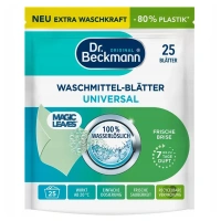 Серветки для прання розчинні Dr. Beckmann Waschmittel-Blatter Magic Leaves Universal універсальні 25шт