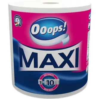 Рушники паперові Ooops Maxi Максі двошарові 1шт