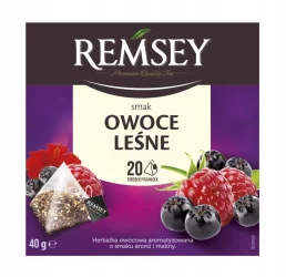 Товар Чай в пірамідках фруктовий Remsey Pyramid Premium quality tea Лісові Ягоди 20шт 40г