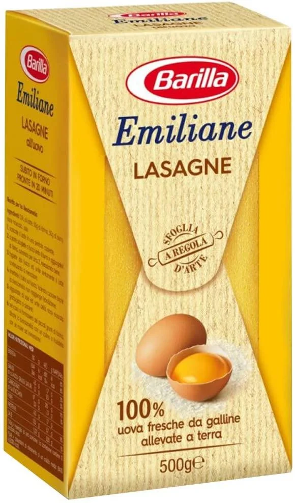 Макарони Barilla emiliane lasagne 500г