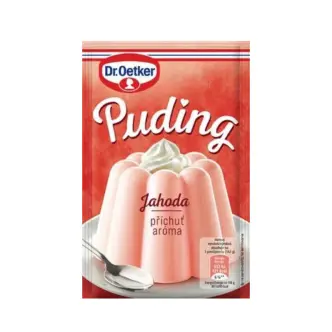 Пудинг порошок Dr Oetker Jahoda krem полуничний крем 38г