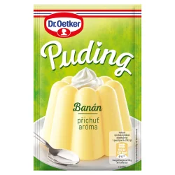 Товар Пудинг порошок Dr Oetker Banan krem банановий крем 38г