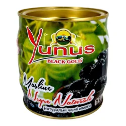 Товар Оливкі чорні натуральні вялені Yunus Black Gold Masline negre naturale Чорне золото 500г