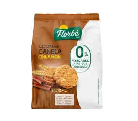 Товар Печиво без цукру Florbu Cookies Canela Cinnamon кориця 130г