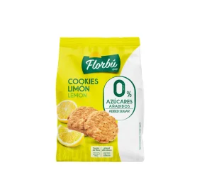 Товар Печиво без цукру Florbu Cookies florbu cookies Limon lemon лимонні 130г