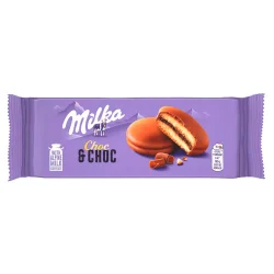 Товар Бісквіт з шоколадною начинкою Milka Choc&Choc Alpine Milk 6шт з альпійским молоком 150г