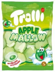 Товар Зефір Trolli Apple Mallow Marshmallow маршмелоу з яблучною начинкою 150г