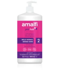 Товар Профeсійний шампунь для Блиску з Дозатором Amalfi 2 Pro Hair Brillo Intenso Shine Амалфі Інтенсивний блиск нормальне сухе 900мл