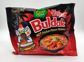 Товар Локшина Рамен з пшеничної муки Samyang Buldak Hot Chicken Flavour Ramen Soup Hochi Булдак Суп зі смаком Курки Класична Гостра 145г