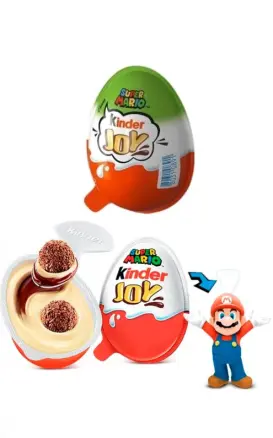 Шоколадне яйце з Іграшкою Kinder JOY Super Mario Series Surprise Green Кіндер Джой Супер Маріо Сюрпрайз Зелене 20г