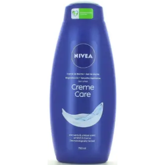Гель для душа для Догляду Nivea Creme Care Mircoplastic Free Нівеа крем Живлення і турбота формула без Мікропластику 750мл