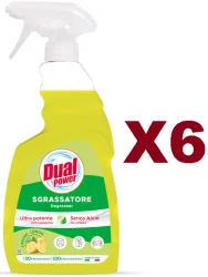 Товар Засіб для видалення Жиру Універсальний Спрей Dual Power Sgrassatore Degreaser Ultra Дуал Павер концентрат Ультрасила Лимон 750мл