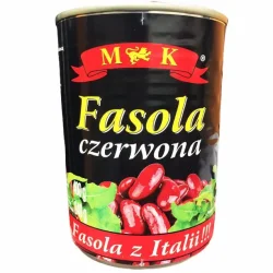 Товар Квасоля Боби консервовані M&K Fasola Szerwona Konserwowa Red Beans МК Червона в власному соці ЄвроБанка 400г