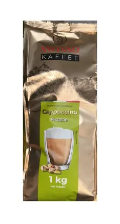 Капучіно розчинний Swisso cappuchino Pistazie Instant KaffeeGetrank Coffee Свіссо Фісташковий крем 80порцій Пакет 1кг
