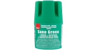 Засіб в Бачок для чищення дезинфекції Унітазів Sano Detergent solid Odorant Green Сано блок з Ароматизацією 900 змивань 150г