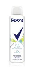 Товар Жіночий аерозольний Антиперспірант Спрей Rexona Stay Fresh Blue poppy&Apple Scent 48h Рексона Залишайся свіжою Мак та Яблуко 150мл