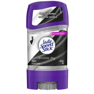 Гель Антиперспірант дезодорант Жіночий Стік Lady Speed Stick Shower Fresh Gel Invisible Dry 48h Ладі Спід Стік Захист від Плям 65г