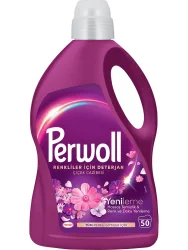 Товар Гель для прання Кольорових тканин Perwoll Flower Charm Detergent Color Renew Перволь Відновлення Кольорів 50прань 2750мл