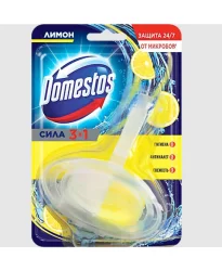 Товар Блок підвісний для чищення та Дезинфекції Унітазів Domestos Power 3in1 Доместос Сила Лимон 40г