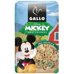 Товар Макарони Дитячі Мультяшні Gallo Disney Mickey&Friends Pasta Галло Паста Дісней Мікі Мауз білі Пакет 300г