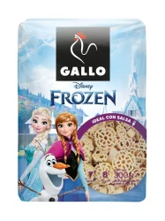 Товар Макарони Дитячі Мультяшні Gallo Disney Frozen Pasta Галло Паста Дісней Принцесси білі Пакет 300г
