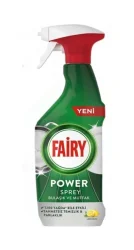 Товар Спрей для миття Посуду та Кухні Fairy Power spray Bulaşık ve Mutfak 3in1 Фейрі очищувач Багатофункціональний аромат Лимон 500мл