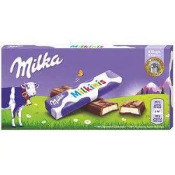 Товар Молочний дитячий Milka шоколад milkinis milka в стиках
