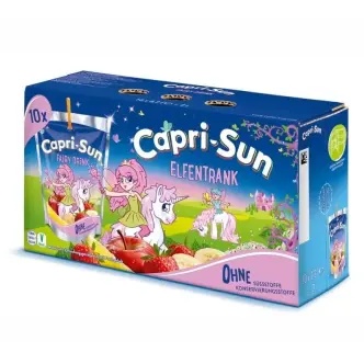 Набір Сік фруктовий Capri-Sun Fairy Drink Капрізон Казковий напій Тетрапак з трубочкою Бігпак Блок 10шт 200мл