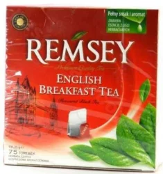 Товар Чай чорний Biedronka Remsey English Breakfast Tea англійский сніданок 75шт 130г