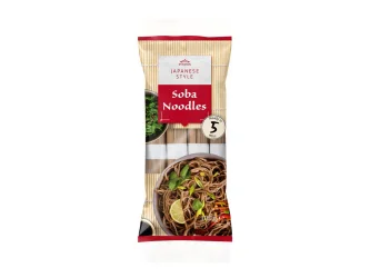 Товар Локшина Соба з гречаної муки без глютену Vitasia Soba noodles Japanese style Вітасія макарони японські Темні Порційні 300г